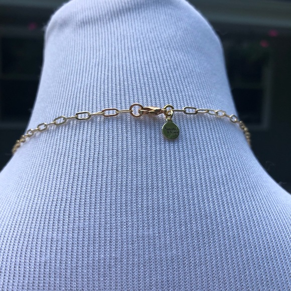 Blue Crystal Spike Necklace - Picture 2 of 2